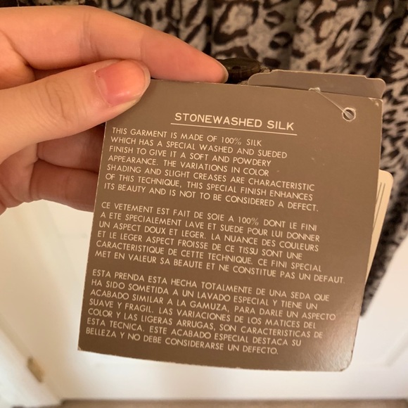 NWT Jones New York Silk Wrap Dress - 4P - Picture 8 of 8